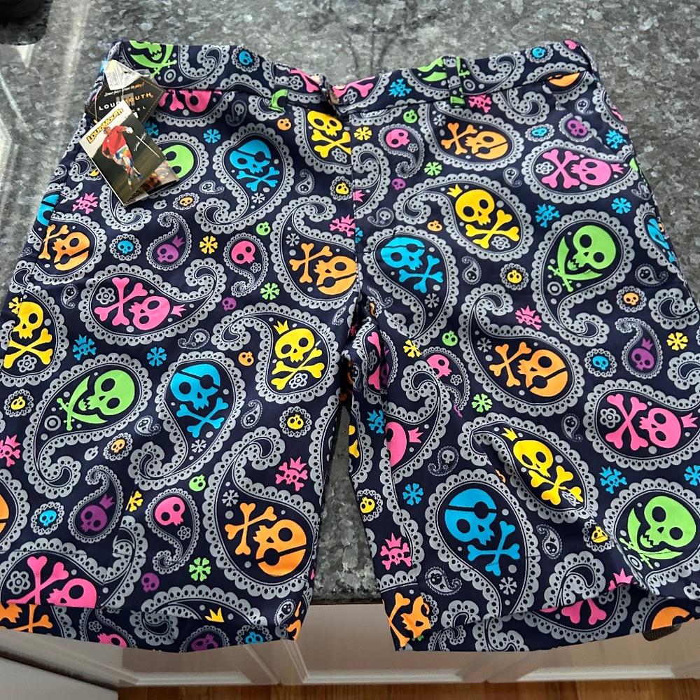 LOUDMOUTH by John Daly Joolly Roger mens shorts